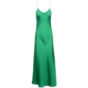 Green Slip Dress